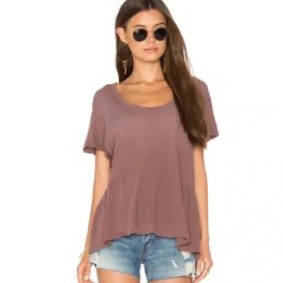 We The Free Tops - We the free, plum purple T-shirt